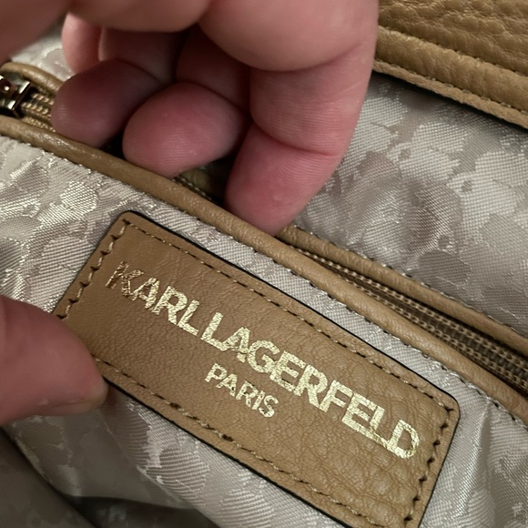 Beige Karl Lagerfeld bag - Picture 7 of 8